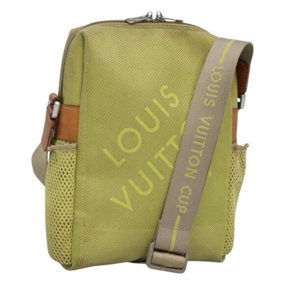 LOUIS VUITTON Damier Geant LV Cup Weatherly Bag Yellow LV Auth - Picture 1 of 16